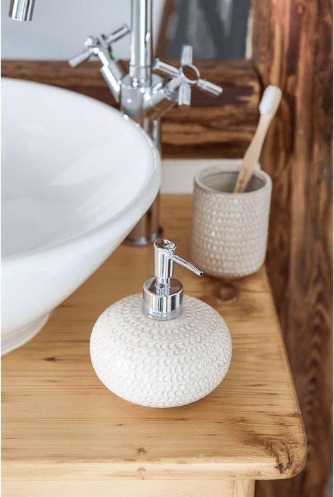 Image du produit Zeller Present Gobelet pour brosse à dents Structure ø 7.5x9.5 cm (7,5 x 9,5 cm)