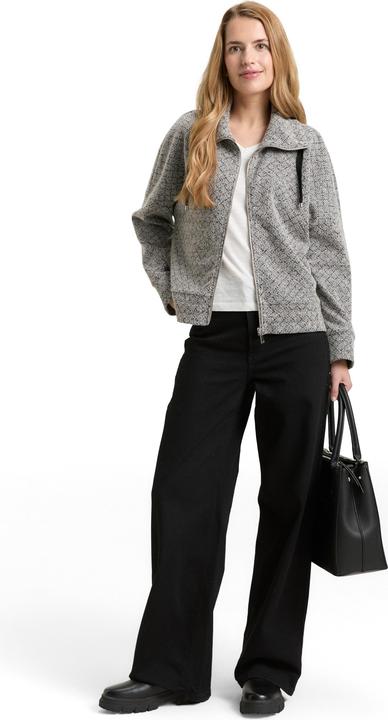 Produktbild Tom Tailor Loose Fit Sweatjacke mit Stehkragen (M, S)