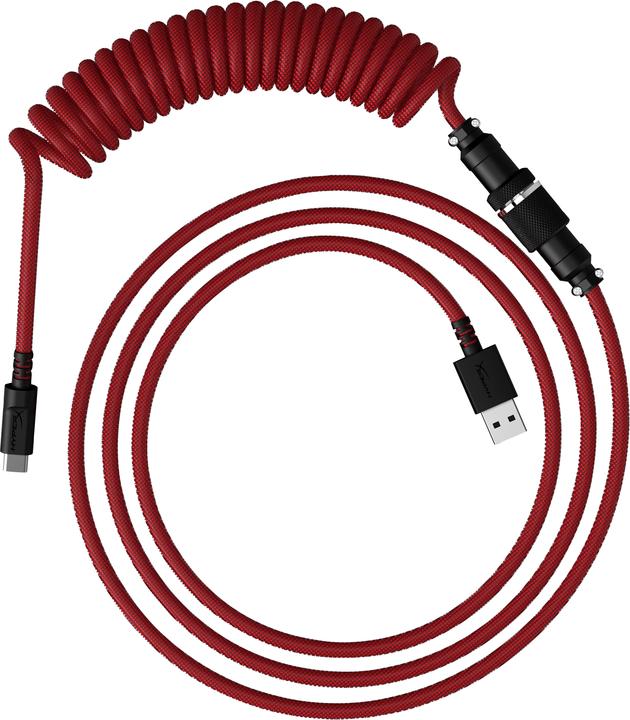 HyperX USB-C Coiled Cable Red-Black (1.37 m, USB 3.0)