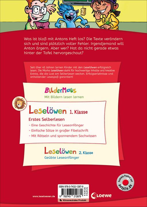 Produktbild Leselöwen 1. Klasse - Ein Kobold im Klassenzimmer (Deutsch, Katja Richert, Steffen Gumpert, 2022)