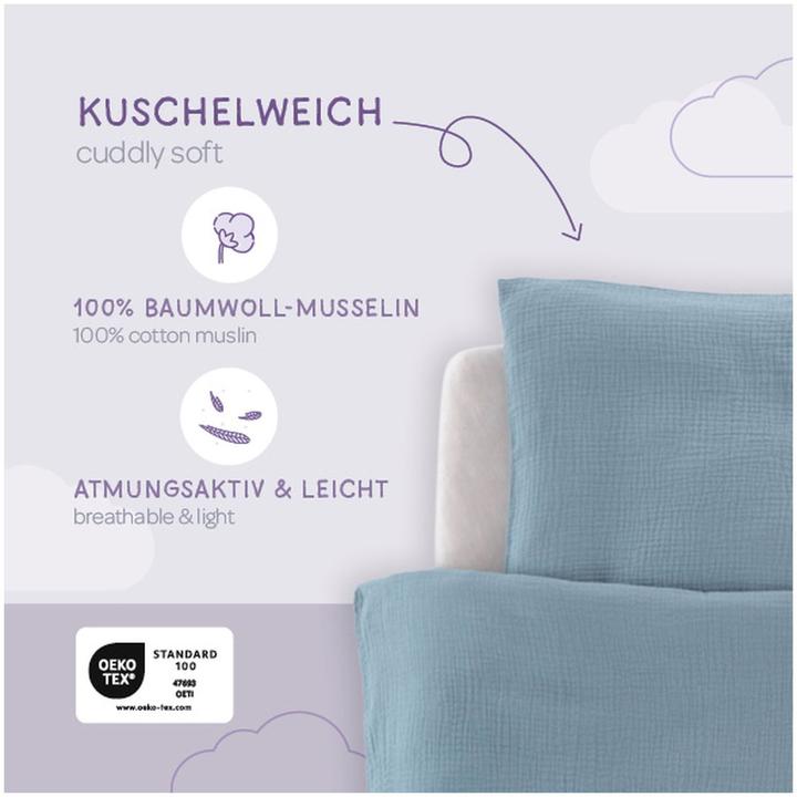 Produktbild Träumeland Kinderbettwäsche Baumwollmusselin
