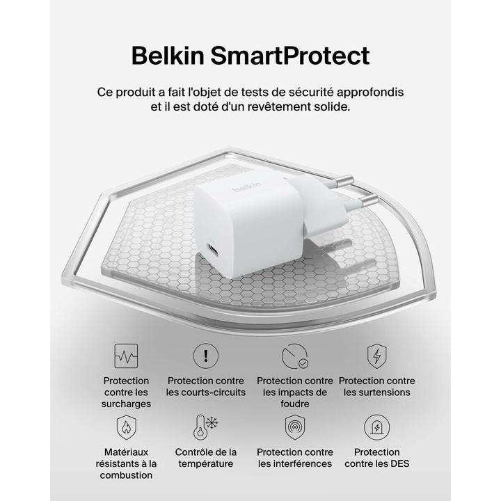 Image du produit Belkin BoostCharge 25 W USB-C avec PD (25 W, 1 portion)