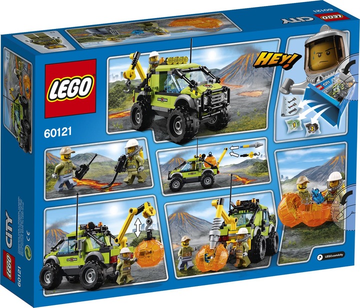 Produktbild LEGO City Vulkan-Forschungstruck (60121, LEGO City)