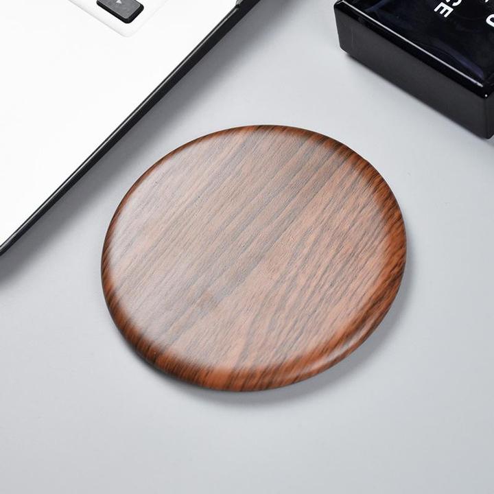 Image du produit PhoneLook Station de charge sans fil Qi Chargeur wireless Look Bois pour Smartphone Walnut