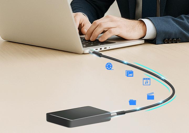 Immagine prodotto LogiLink Prüfen (0.50 m, USB 3.2 Gen 2x2, 240 W)