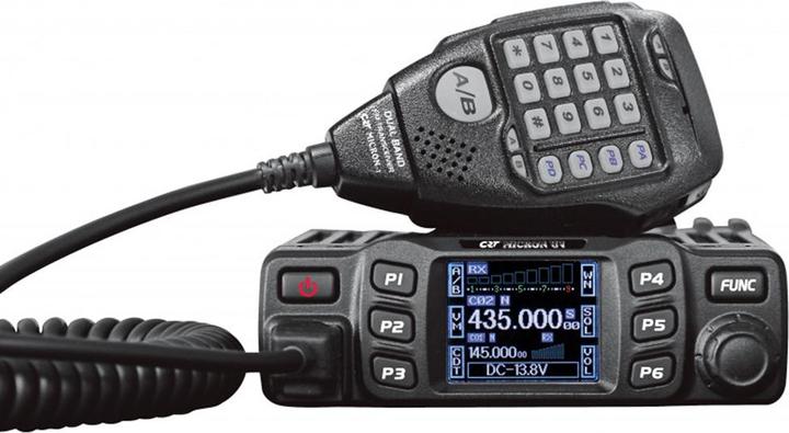CRT Alpha Radio VHF/UHF CRT MICRON UV bi-bande 144-146 MHz - 430-440 MHz, 13,8 V DC, DTMF, double veille