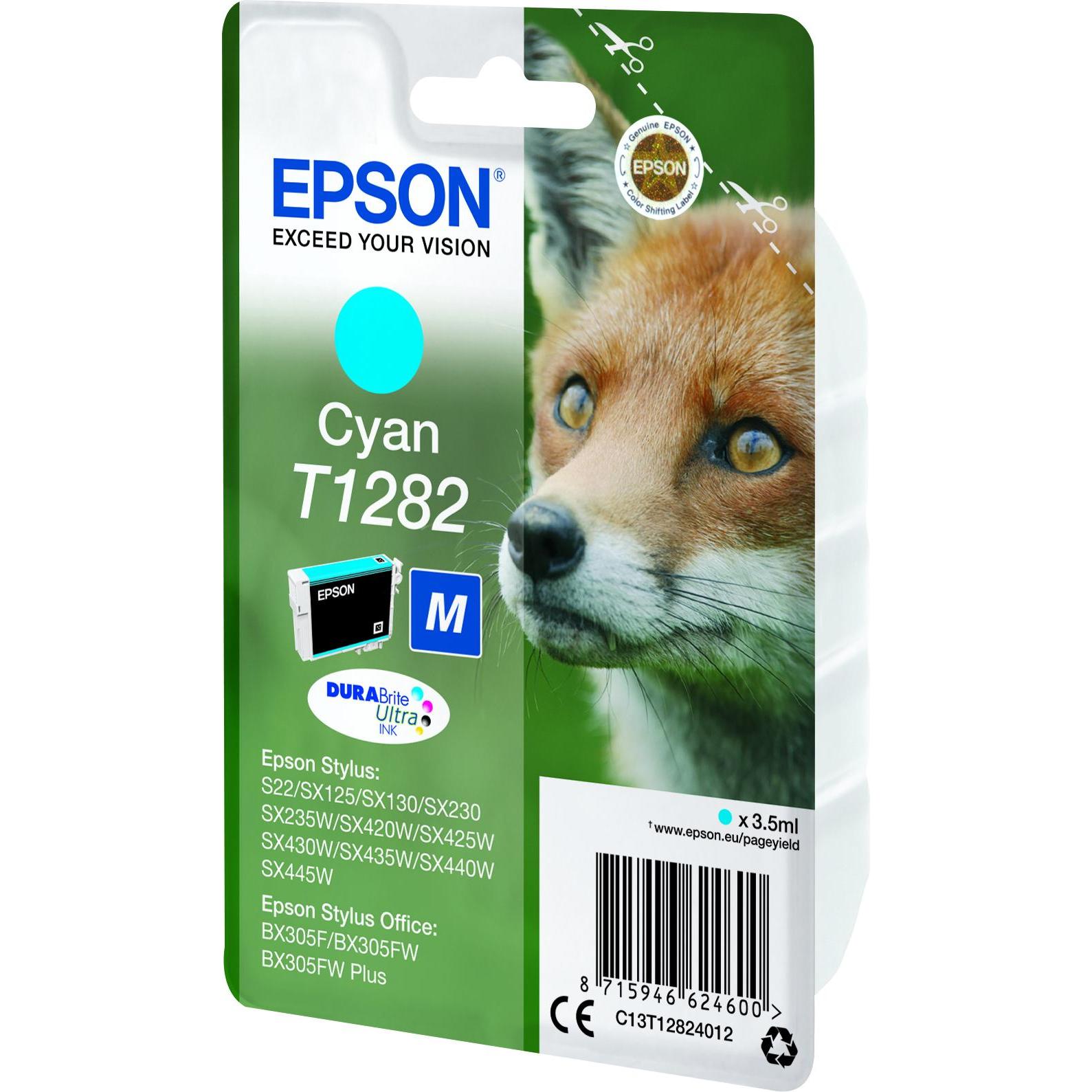 Thumbnail - Epson, Druckerpatrone, T1282 DuraBrite Ultra (C)