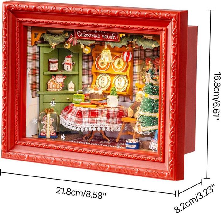 Actual product image Robotime Bausatz Christmas Eve Party