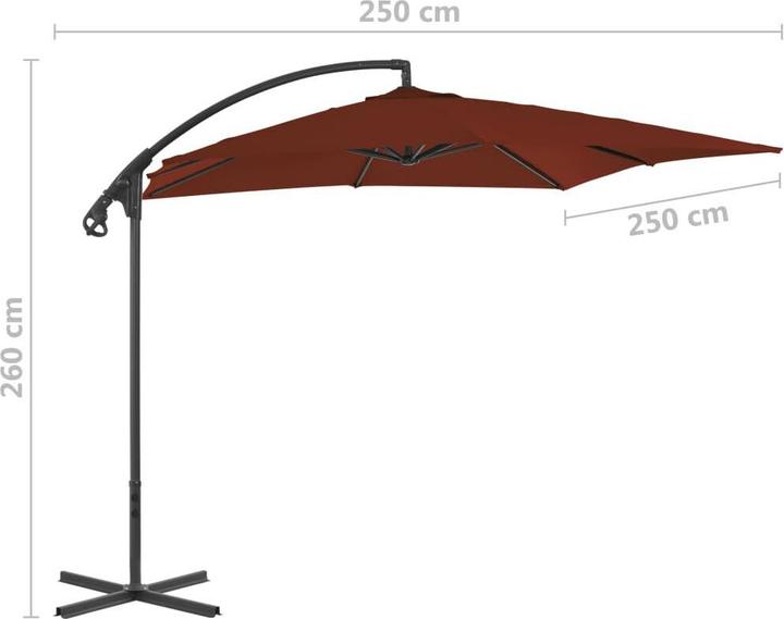 Produktbild vidaXL Sonnenschirm (2.50 m)
