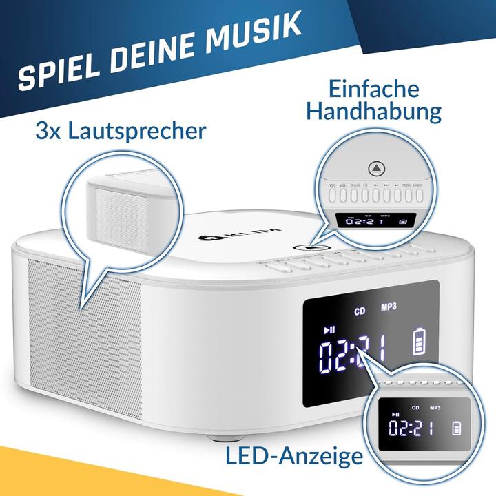 Produktbild Fourze Boombox mit CD-Player und Bluetooth (Bluetooth)