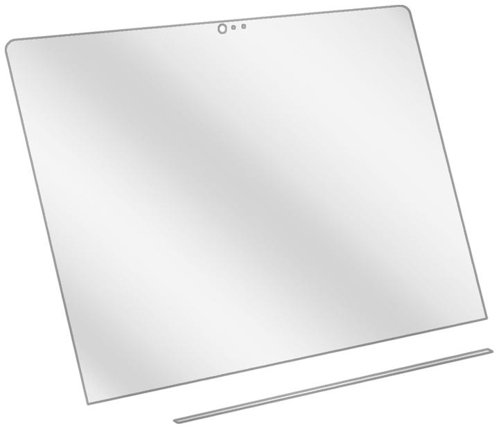 Actual product image Dipos Screen Protector Crystalclear (13", 16:9)
