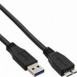 Actual product image Icidu Cable Brackton Kabelis Brackton USB-A Male - USB Micro B Male 3m Blue (3 m)