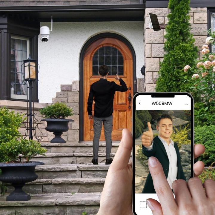 Image du produit Daewoo Full HD W509MW Rotating Solar Camera with Solar Panel