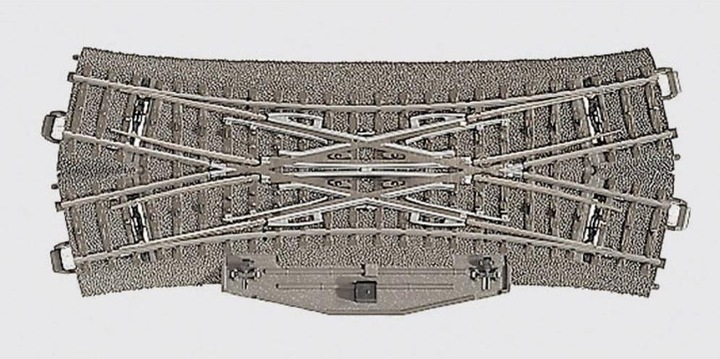 Märklin Voie H0 C (avec ballast) 24624 (Piste H0)