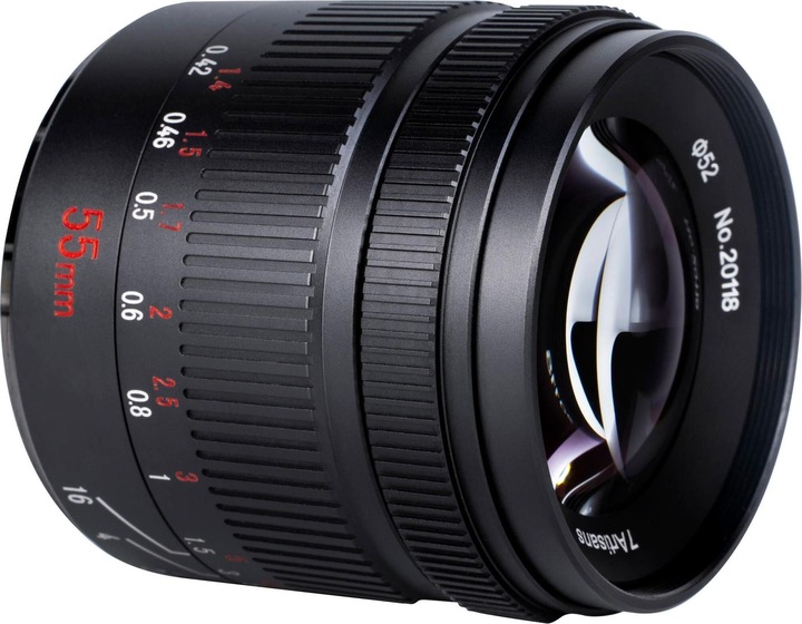 Actual product image 7artisans Fixed focal length 55mm F/1.4 Mark II - Canon RF (Canon RF, APS-C / DX)