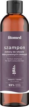 Actual product image Fitomed Tea and Henna shampoo for dark coloured hair 250g (250 ml, Liquid shampoo)