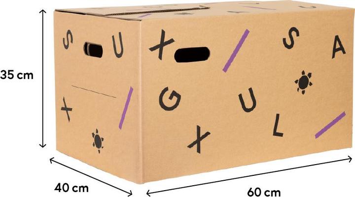 Produktbild Galaxus Umzugskarton (10er Set) (40 cm, 84 l, 10x)