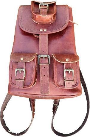 Immagine prodotto Only-Bags.Store Zaino in pelle, zaino in pelle marrone, borsa universitaria in pelle, zaino da uomo e zaino da