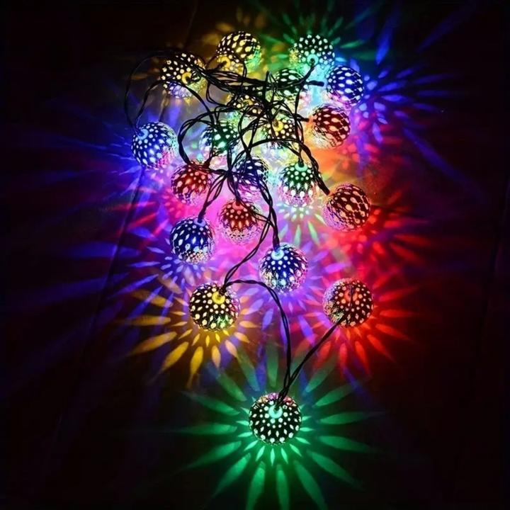 Produktbild Hermex Orientalische Deko 9.3m Marokkanische LED Solar Lichterkette (9.30 m)