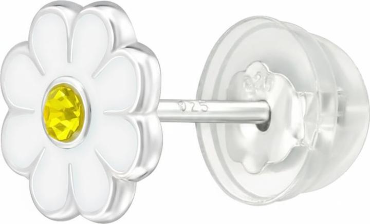 Immagine prodotto Maxte Premium Kinder- Silber-Gänseblümchen mit Kristall und Epoxy (Argento)