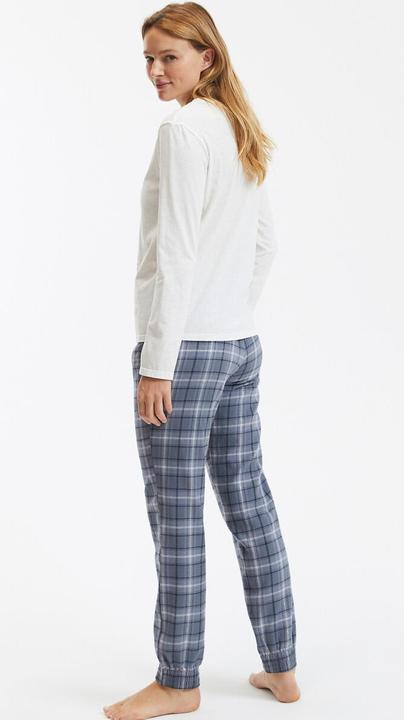 Produktbild So'home Pyjama mit bedrucktem Oberteil (44)