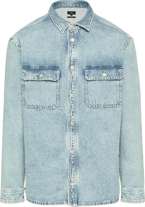 Produktbild S.Oliver Hemd Denim-Overshirt mit aufgesetzten Brusttaschen (XL)