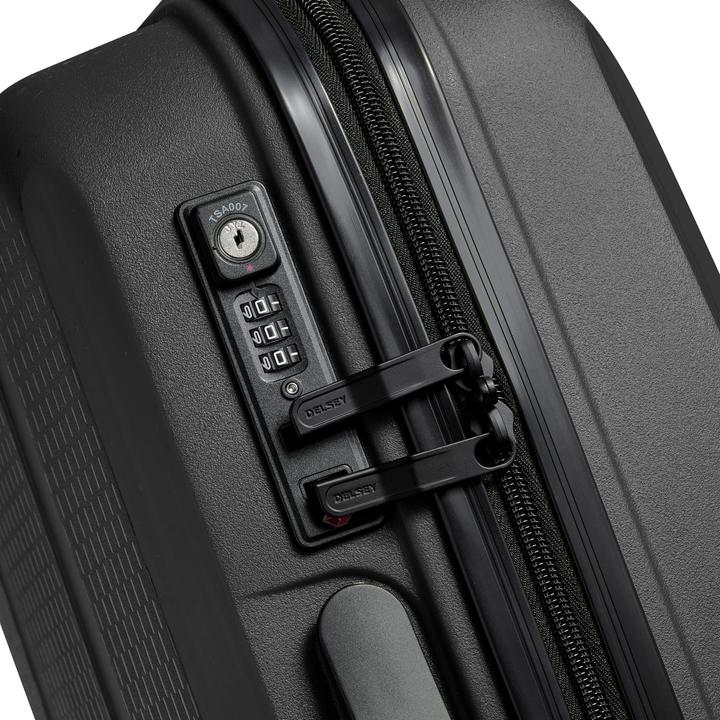 Immagine prodotto Delsey BELMONT PLUS Trolley a guscio rigido nero 33 L Polipropilene (PP) (33 l, Bagaglio a mano (fino a 50 litri))