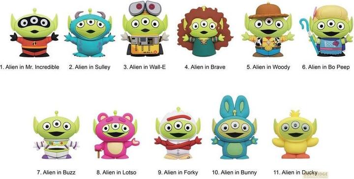 Produktbild Monogram Int. Toy Story 3D PVC-Taschenanhänger Alien Remix Series 1 Display (24)