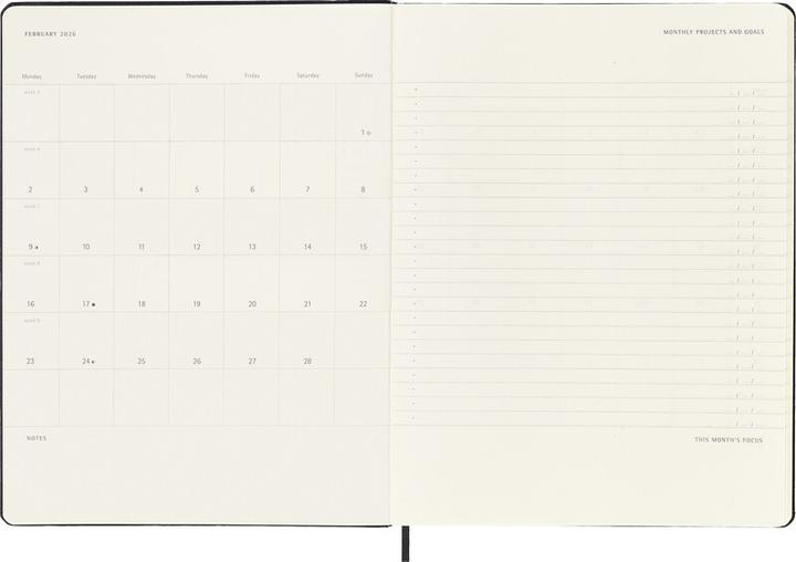 Immagine prodotto Moleskine Pro (XL, 1 settimana / 2 pagine)