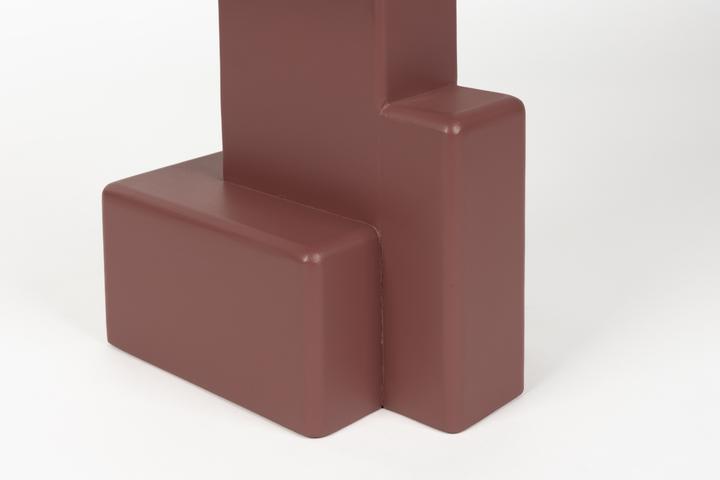 Actual product image White Label Living Side Table Blast Marsala