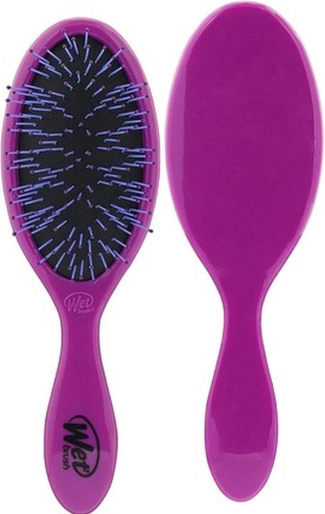 Actual product image Wet Brush Custom Care Thick Hair Detangler Purple