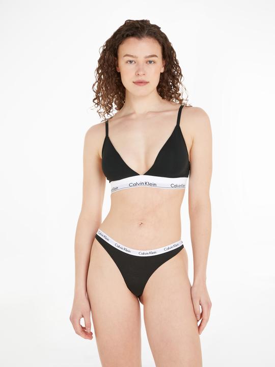 Produktbild Calvin Klein String schwarz (S, 3er Pack)