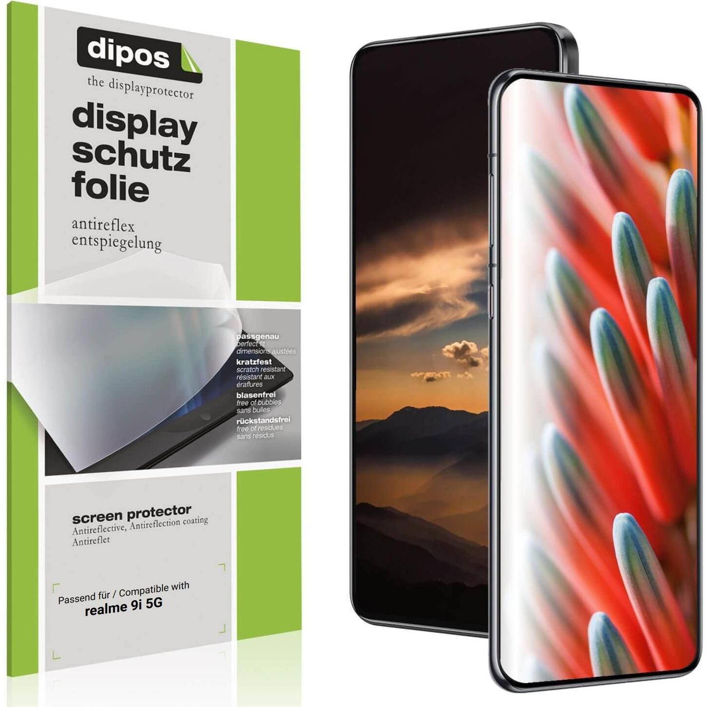 Dipos Schutzfolie Matt für realme 9i 5G (1 Stk., Realme 9 5G), Smartphone Schutzfolie, Transparent