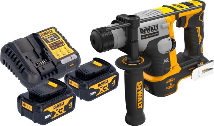 Produktbild DeWalt DCH 172 M2 Akku Bohrhammer 18 V 1,4 J SDS plus Brushless + 2x Akku 4,0 Ah + Ladegerät (Bohrhammer)