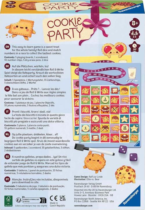 Produktbild Ravensburger Cookie Box (Deutsch, Englisch, Französisch, Italienisch, Niederländisch, Portugiesisch, Spanisch, 2 - 5 Spieler)