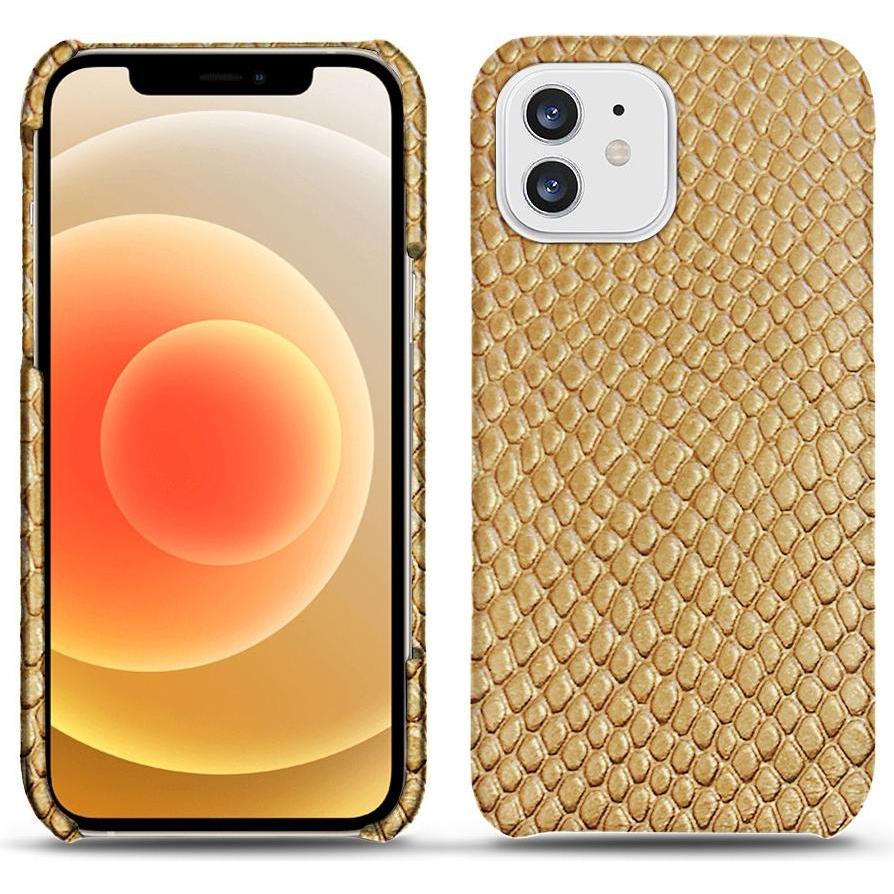 Noreve Lederschutzhülle (Apple iPhone 12 mini), Smartphone Hülle, Beige