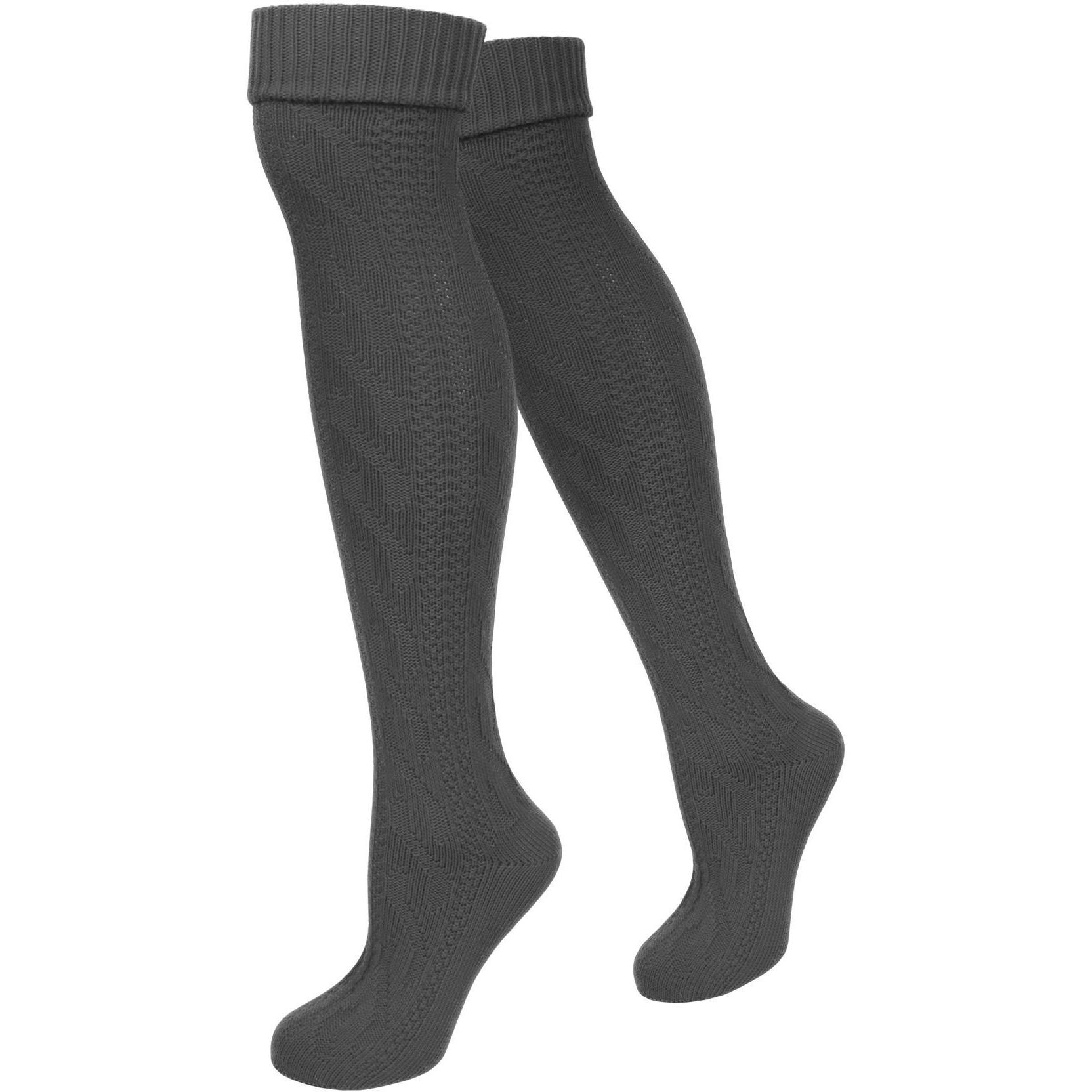 Thumbnail - Normani, Herren, Socken, Trachten-Kniestrümpfe, Grau, (Einzelpack, 47 - 50)