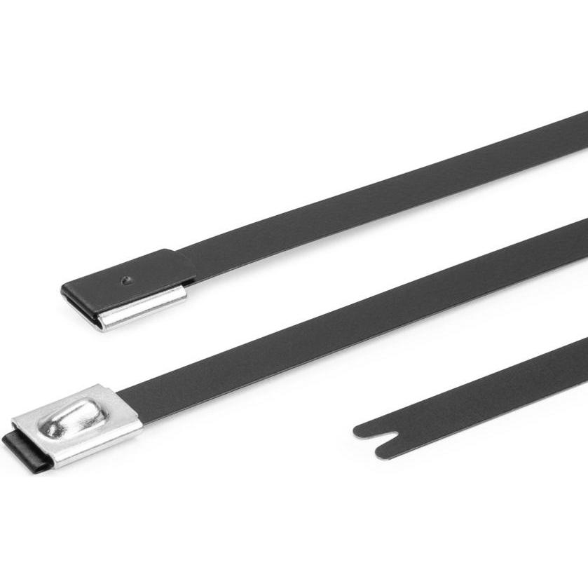 HellermannTyton, Fascette, Fascetta in acciaio inossidabile 316 127x4,6mm (Fascette in metallo, 127 mm, 100 pz.)