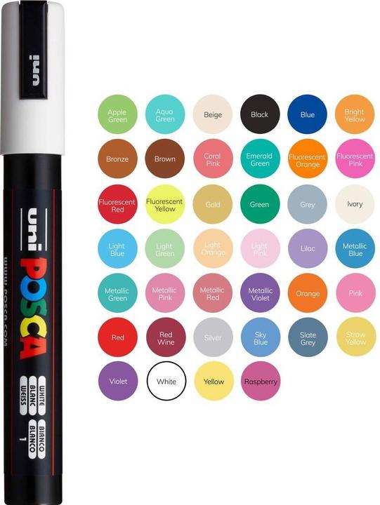 Produktbild Posca Medium Marker PC-5M (1x)