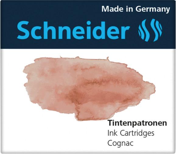 Actual product image Schneider Ink cartridge Callissima 6 pieces, Cognac (6 Piece, Brown)