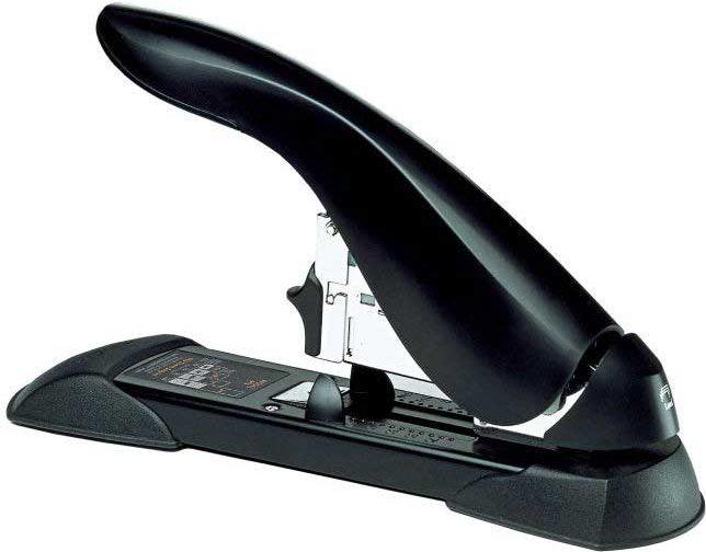 Produktbild Rexel Blockheftgerät Gladiator, schwarz / silber (160 Blätter)