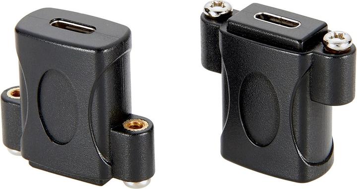 Actual product image Exsys Panel mount adapter USB-C f-f (USB-C)