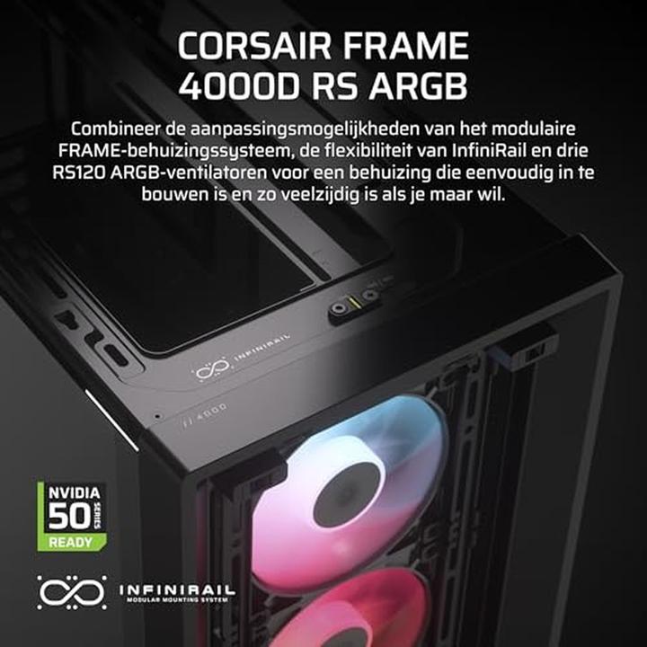 Produktbild Corsair Frame 4000D RS ARGB (Mini-ITX, ATX, E-ATX, mATX)