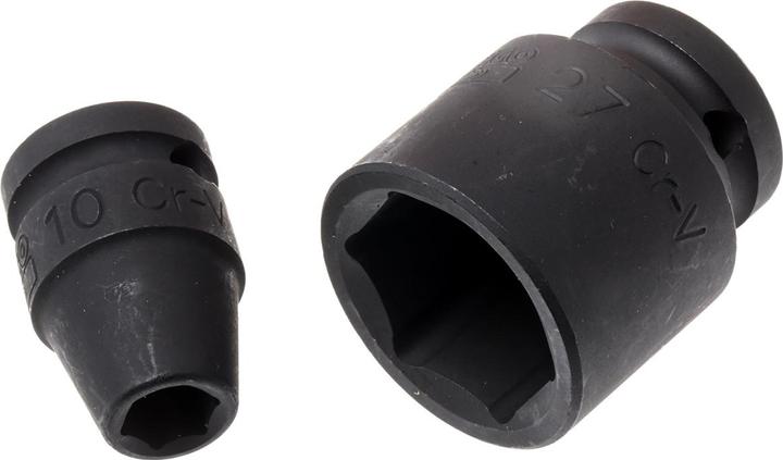 Actual product image Bahco IMPACT SOCKET SET 1/2 DRIVE 14 pcs (15 mm, 16 mm, 24 mm, 27 mm, 22 mm, 18 mm, 14 mm, 13 mm, 12 mm, 17 mm, 21 mm, 19 mm, 11 mm, 10 mm)