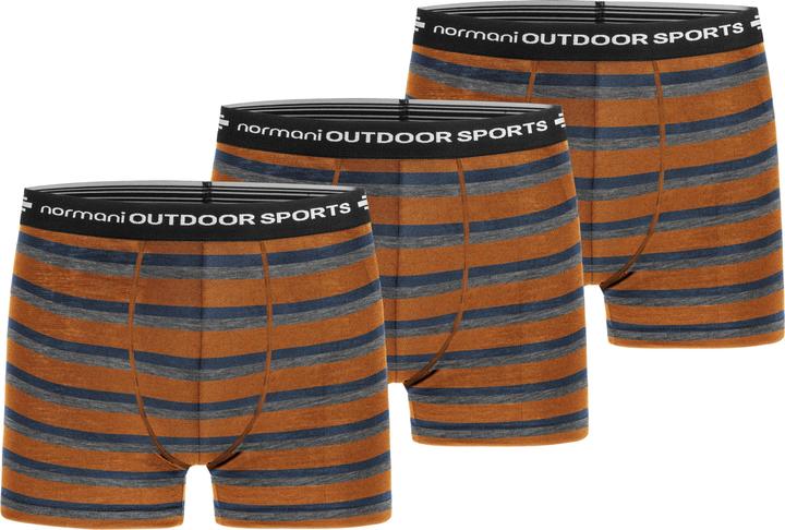 Produktbild Normani 3er Pack Herren Merino Boxershorts Unterhose - 7694 (6XL, 3er Pack)