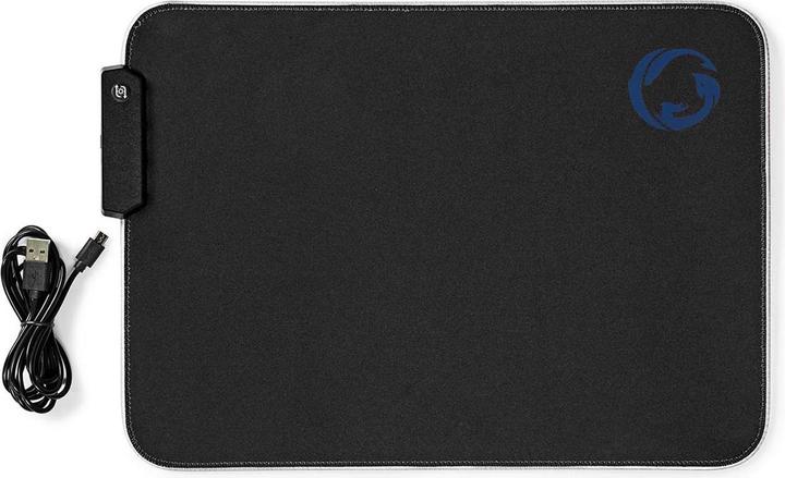 Immagine prodotto Nedis Tappetino per mouse da gioco | Gomma / Microfibra | Nero (XL)
