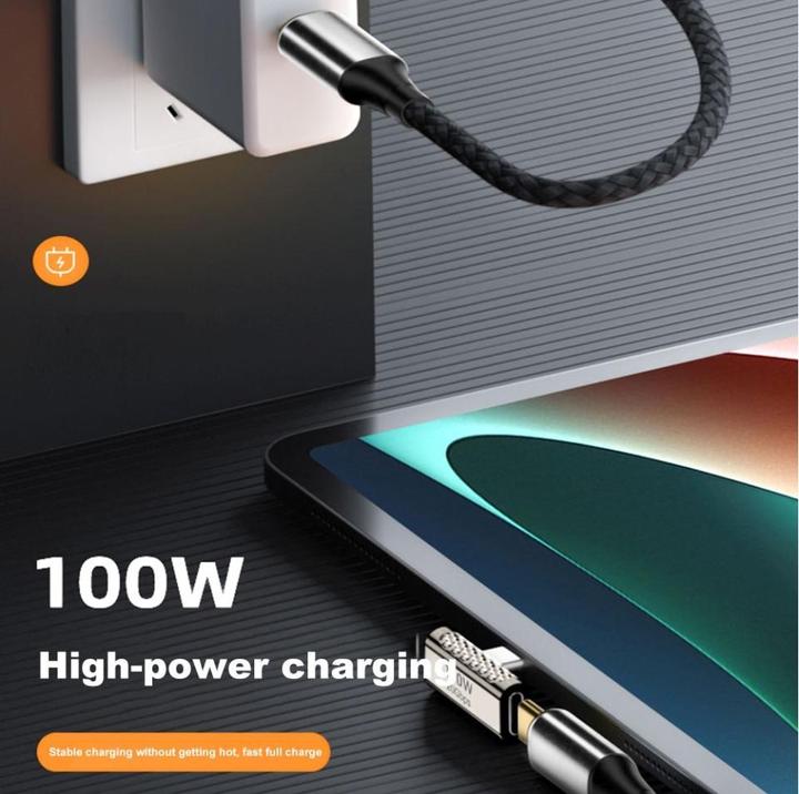 Image du produit PowerGuard Titan USB-C 90-angle Up/Down Adapter 100W 20 GBit/s (USB)