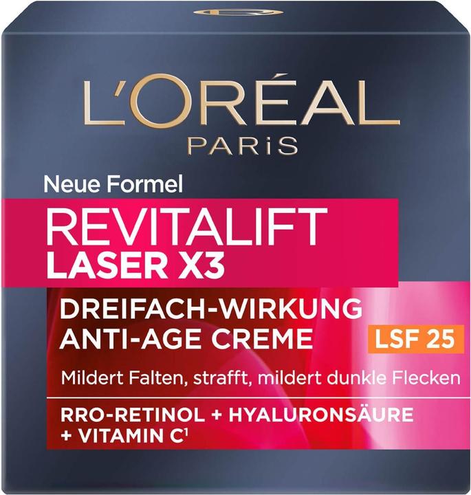 Actual product image L'Oréal Paris Revitalift Laser X3 (50 ml, Day cream, SPF 25)