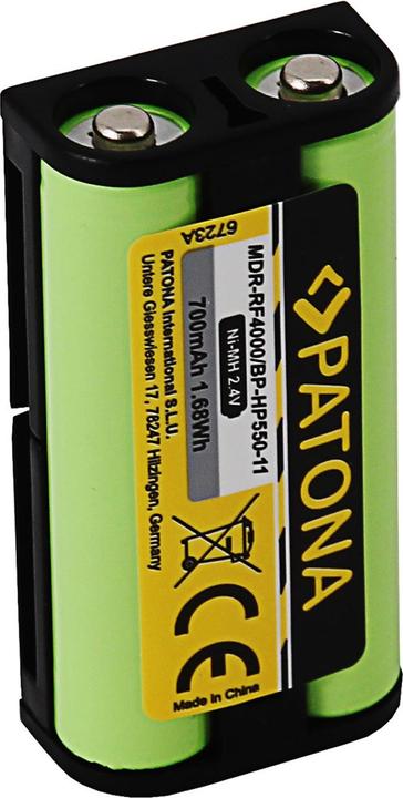 Immagine prodotto Patona Batteria ricaricabile per Sony MDR-RF4000 BP-HP550-11 Medion MDR-PF970RK