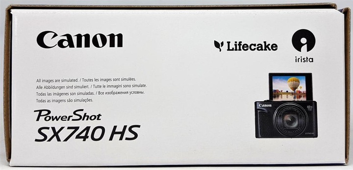 Actual product image Canon PowerShot SX740HS (24 - 960 mm, 20.30 Mpx, 1/2,3'')